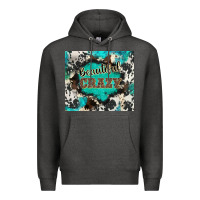 Charcoal Heather western beautiful crazy Premium Hoodie - BarkalooDesign