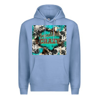 Colony Blue western beautiful crazy Premium Hoodie - BarkalooDesign