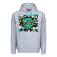 Heather Grey western beautiful crazy Premium Hoodie - BarkalooDesign