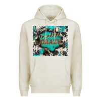 Oatmeal Heather western beautiful crazy Premium Hoodie - BarkalooDesign