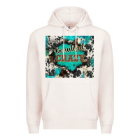 Pale Pink western beautiful crazy Premium Hoodie - BarkalooDesign