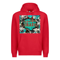 Red western beautiful crazy Premium Hoodie - BarkalooDesign