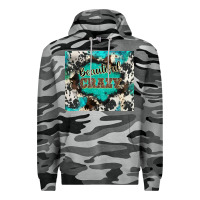 Slate Camo western beautiful crazy Premium Hoodie - BarkalooDesign
