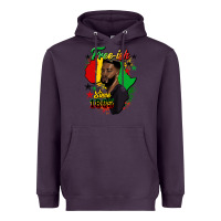 Plum free ish since 1865 black man Heavyweight Hoodie - HRA Design Shop