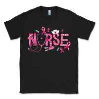 Black breast cancer nurse Classic Tee - RanaPortraitStore