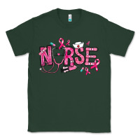 Sports Green breast cancer nurse Classic Tee - RanaPortraitStore