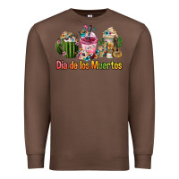 Chestnut mexican día de los muertos coffee cups Premium Sweatshirt - FaDigitalArtStudio