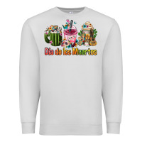 Dove Grey mexican día de los muertos coffee cups Premium Sweatshirt - FaDigitalArtStudio