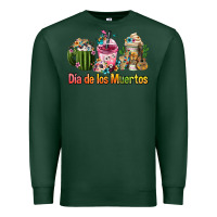 Sports Green mexican día de los muertos coffee cups Premium Sweatshirt - FaDigitalArtStudio
