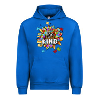 Cobalt be kind Urban Hoodie - MaliasSmallBusiness