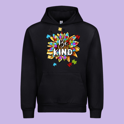 Be Kind Urban Hoodie Designed By Maliassmallbusiness