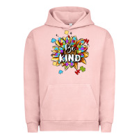 Pigment Salmon be kind Urban Hoodie - MaliasSmallBusiness