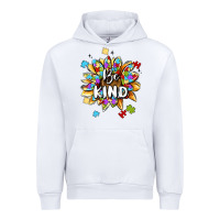 White be kind Urban Hoodie - MaliasSmallBusiness