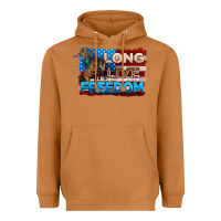 Meerkat Long live freedom 4th of july Heavyweight Hoodie - Neo Western