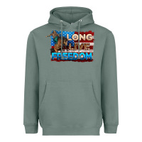 Long Live Freedom 4th Of July Heavyweight Hoodie | Teevron