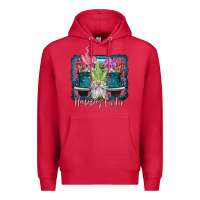 Cardinal happy easter gnomes farm truck Premium Hoodie - Jasminsmagicworld
