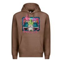 Chestnut happy easter gnomes farm truck Premium Hoodie - Jasminsmagicworld