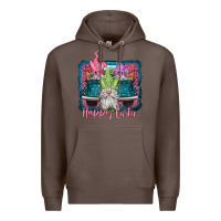 Coffee happy easter gnomes farm truck Premium Hoodie - Jasminsmagicworld