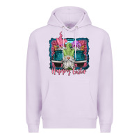 Lilac happy easter gnomes farm truck Premium Hoodie - Jasminsmagicworld