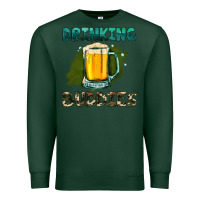 Sports Green drinking buddies with beer Premium Sweatshirt - HRA Design Shop