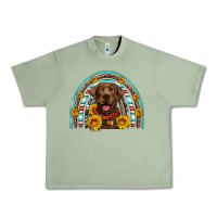 Oil Green chocolate labrador rainbow Urban Heavy Tee - Artiststas