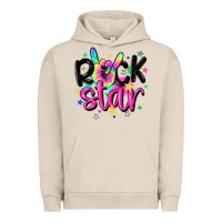 Pigment French Oak rock star Urban Hoodie - MaliasSmallBusiness