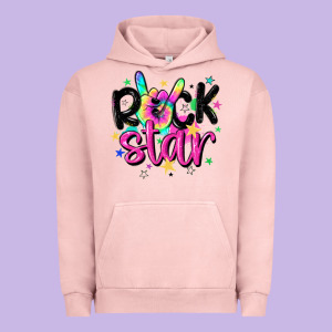 Rock Star Urban Hoodie Designed By Maliassmallbusiness