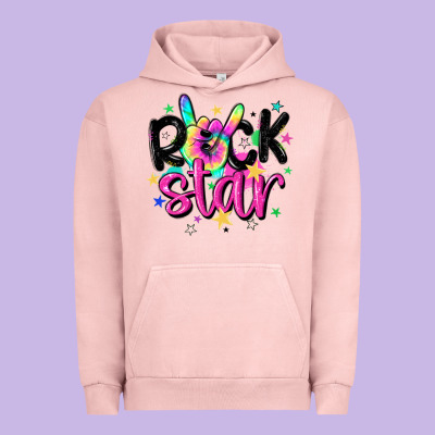 Rock Star Urban Hoodie Designed By Maliassmallbusiness