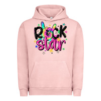 Pigment Salmon rock star Urban Hoodie - MaliasSmallBusiness