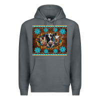 Rock western baby cow turquoise gemstones  leopards Premium Hoodie - BarkalooDesign