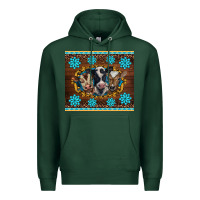 Sports Green western baby cow turquoise gemstones  leopards Premium Hoodie - BarkalooDesign