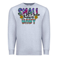 Heather Grey small business baby Premium Sweatshirt - CowhideDigitalArt