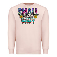 Pale Pink small business baby Premium Sweatshirt - CowhideDigitalArt