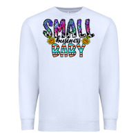 White small business baby Premium Sweatshirt - CowhideDigitalArt