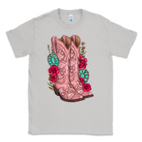 Moon Dust floral cowgirl boots Classic Tee - texasbilliewilder