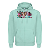 Peace Love Cowgirl Zipper Hoodie | Teevron