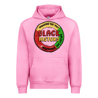 Fuchsia Pink honoring the past inspiring future Urban Hoodie - MaliasSmallBusiness