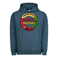 Pigment Midnight Navy honoring the past inspiring future Urban Hoodie - MaliasSmallBusiness