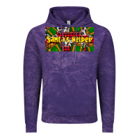 Cloud Purple santa's helper with gifts Vintage Hoodie - AdoDesignShop