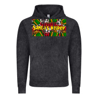 Vintage Black santa's helper with gifts Vintage Hoodie - AdoDesignShop