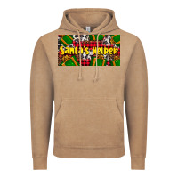 Vintage Coffee santa's helper with gifts Vintage Hoodie - AdoDesignShop