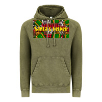 Vintage Olive santa's helper with gifts Vintage Hoodie - AdoDesignShop