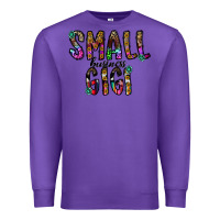 Purple small business gİgi Premium Sweatshirt - CowhideDigitalArt