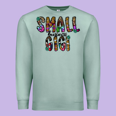 Small Business Gİgi Premium Sweatshirt Designed By Cowhidedigitalart