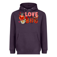 Plum love bug Heavyweight Hoodie - FaDigitalArtStudio