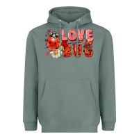 Sage love bug Heavyweight Hoodie - FaDigitalArtStudio