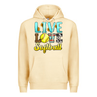 Pina Colada live love softball Premium Hoodie - LillyAllenDesigns