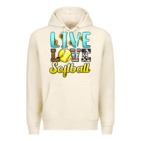 Live Love Softball Premium Hoodie | Teevron