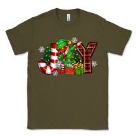 Army Green christmas joy elf Classic Tee - Zillion Design Studio