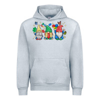 Heather Grey autism gnome Urban Hoodie - MaliasSmallBusiness